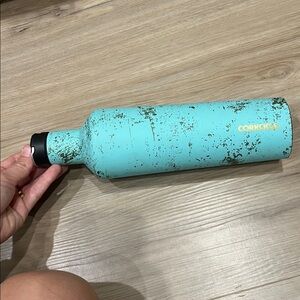 Corkcicle Aqua Distressed Bottle